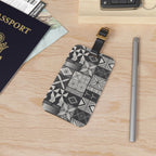 Maluelue (Black & Grey) Luggage Tag