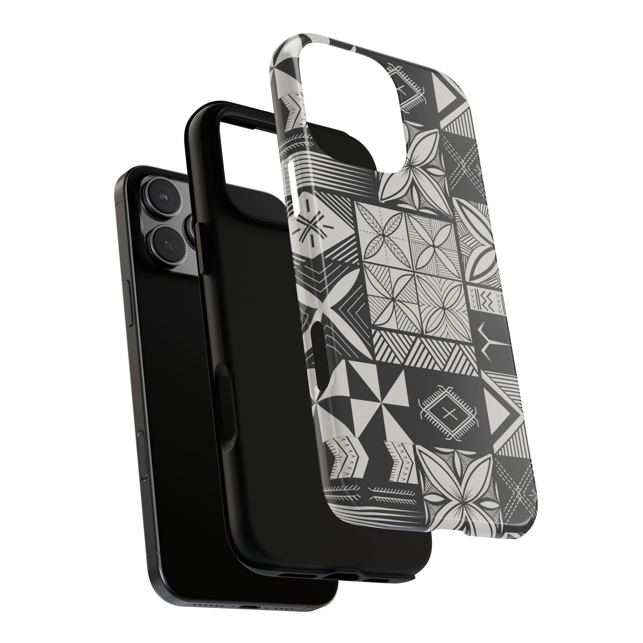 Maluelue (Black & Grey) Phone Case