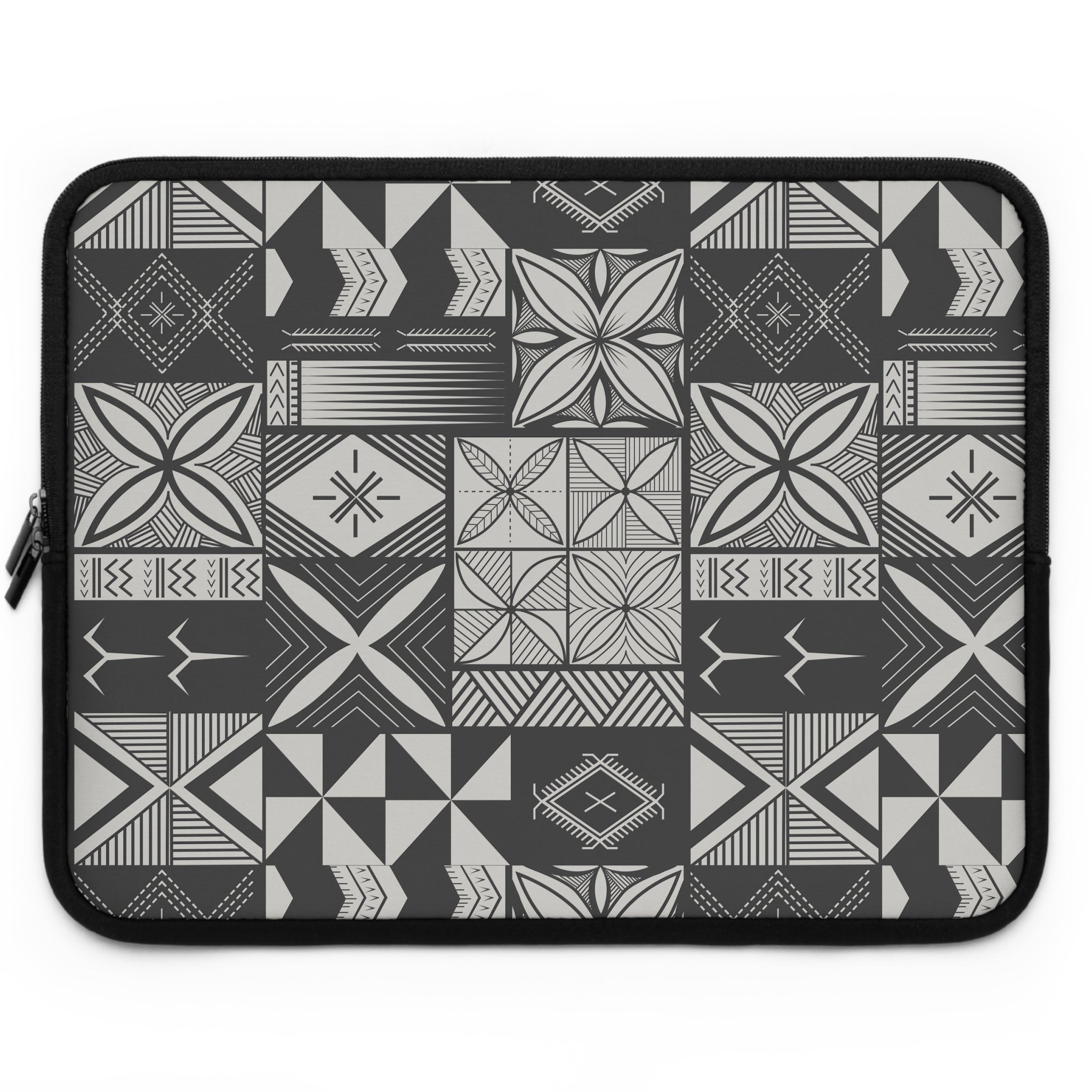 Maluelue (Black & Grey) Laptop Sleeve