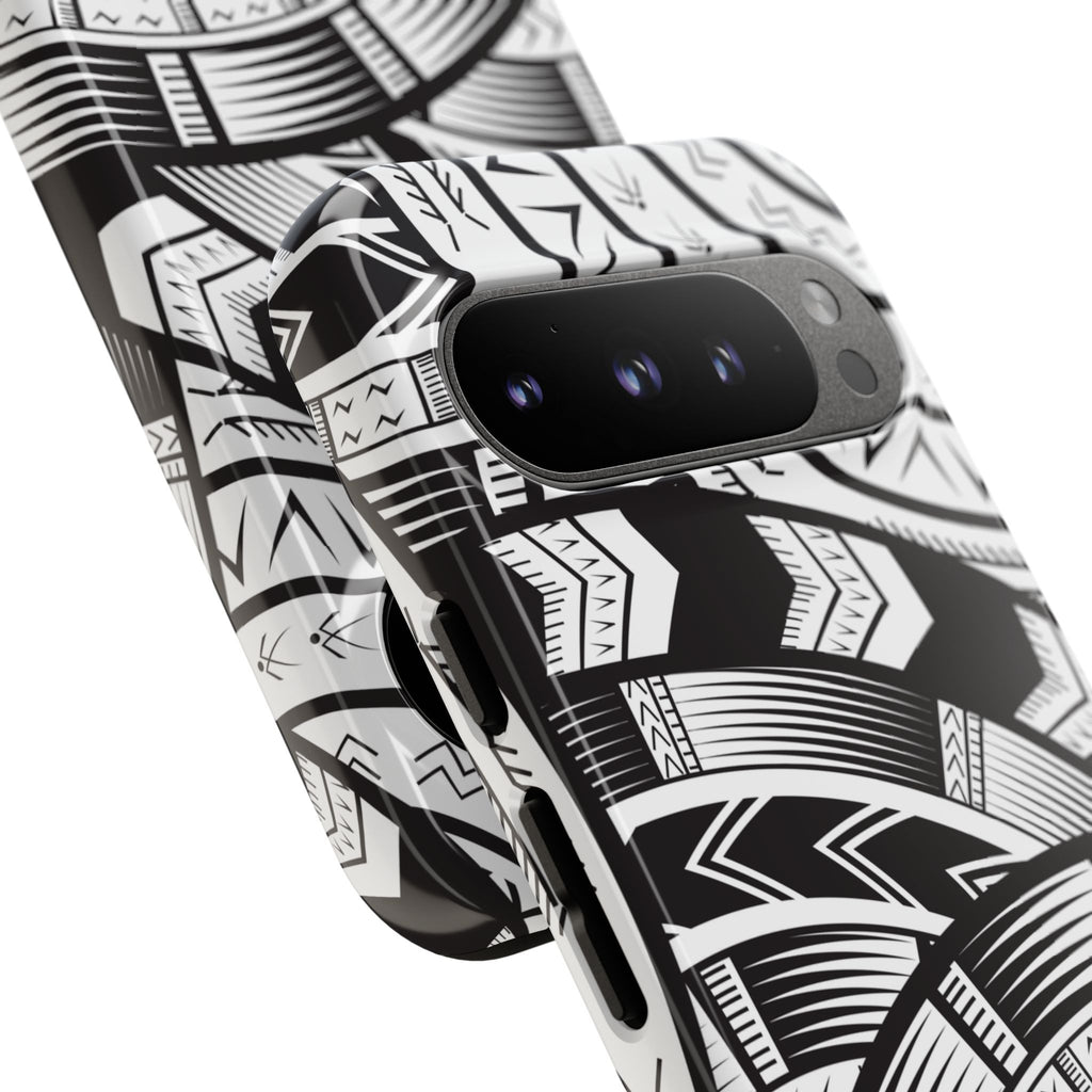 Black and White Tatau Phone Case