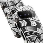 Black and White Tatau Phone Case