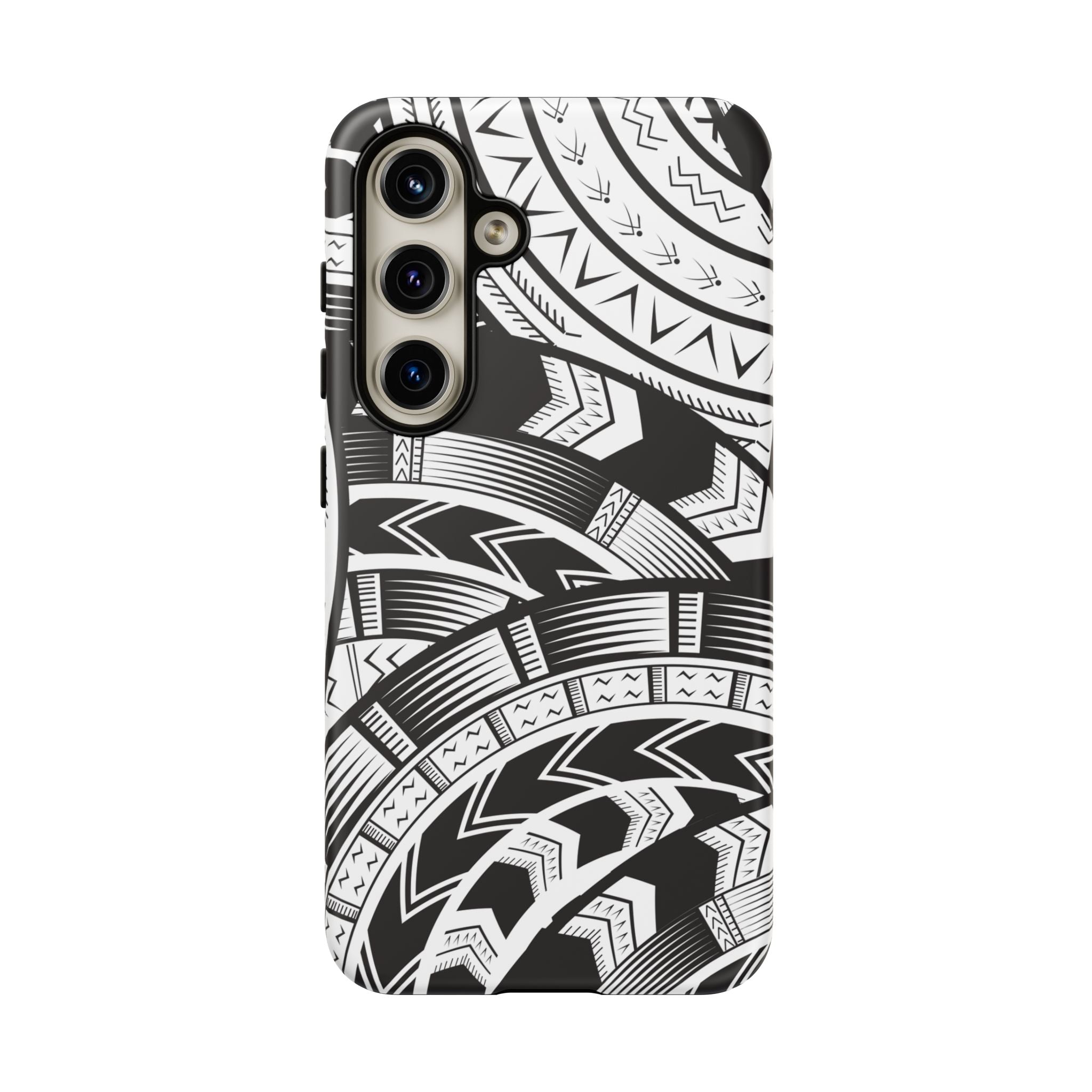 Black and White Tatau Phone Case