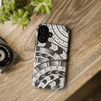 Black and White Tatau Phone Case