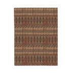 Tongan Ngatu Velveteen Plush Blanket