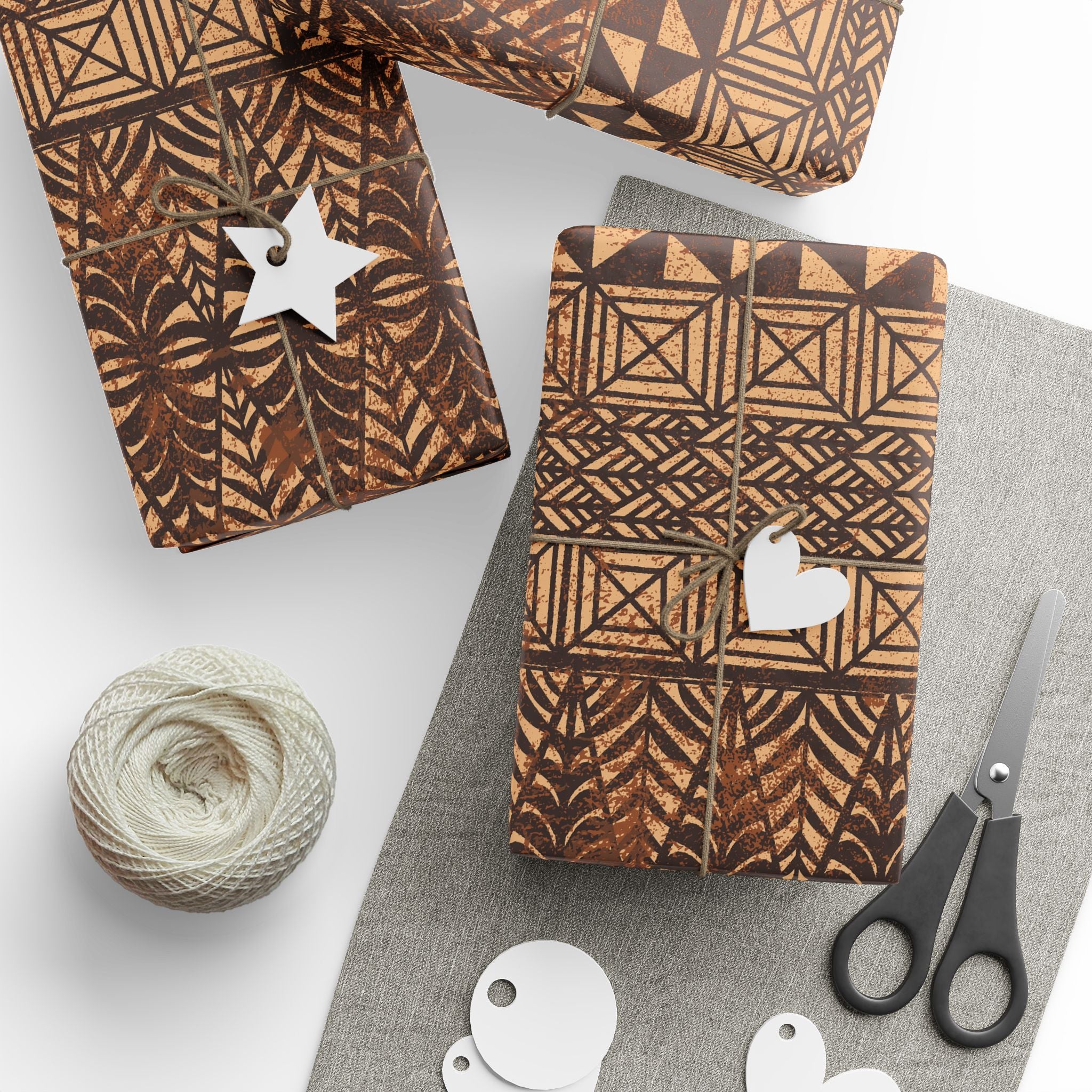 Tongan Ngatu Wrapping Paper