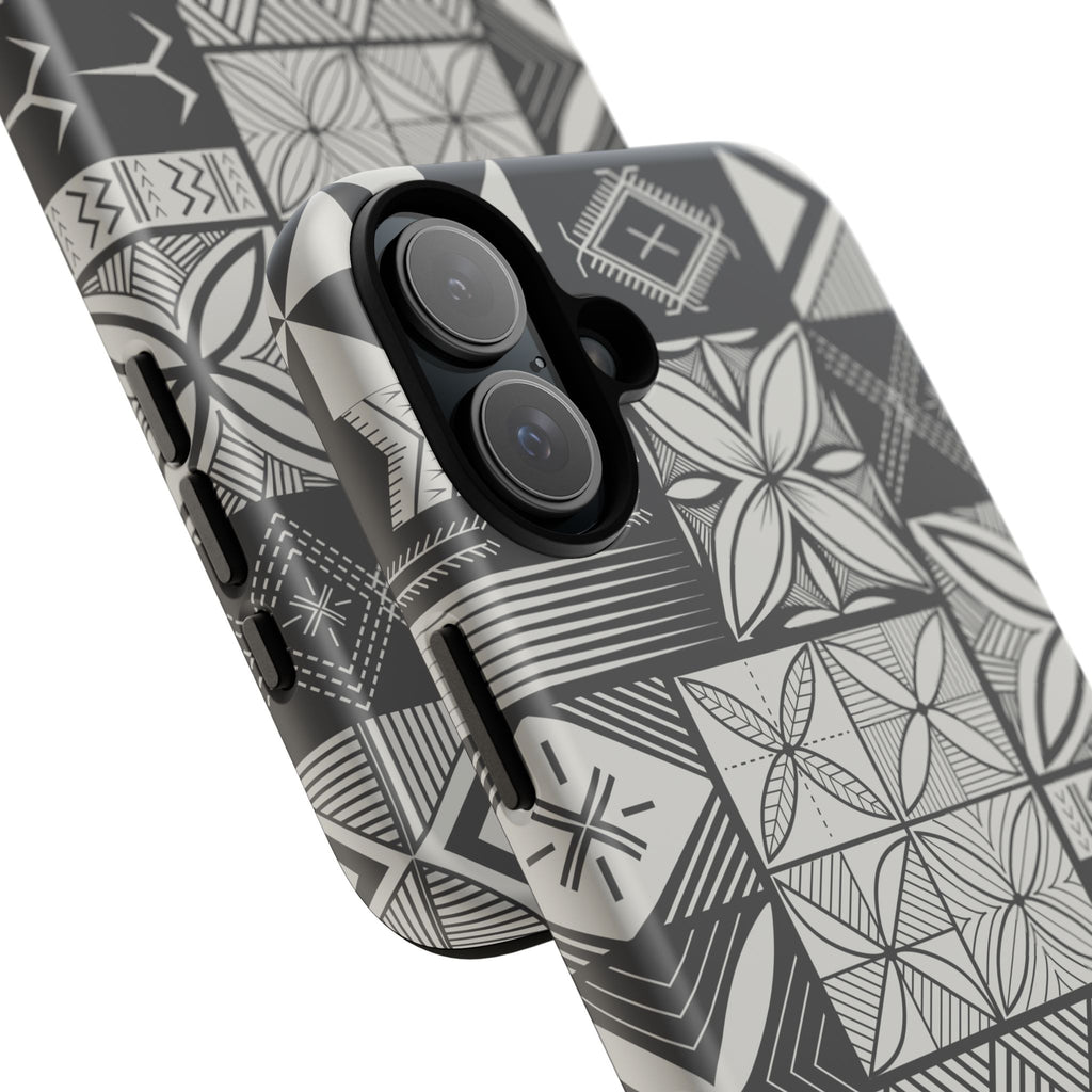 Maluelue (Black & Grey) Phone Case