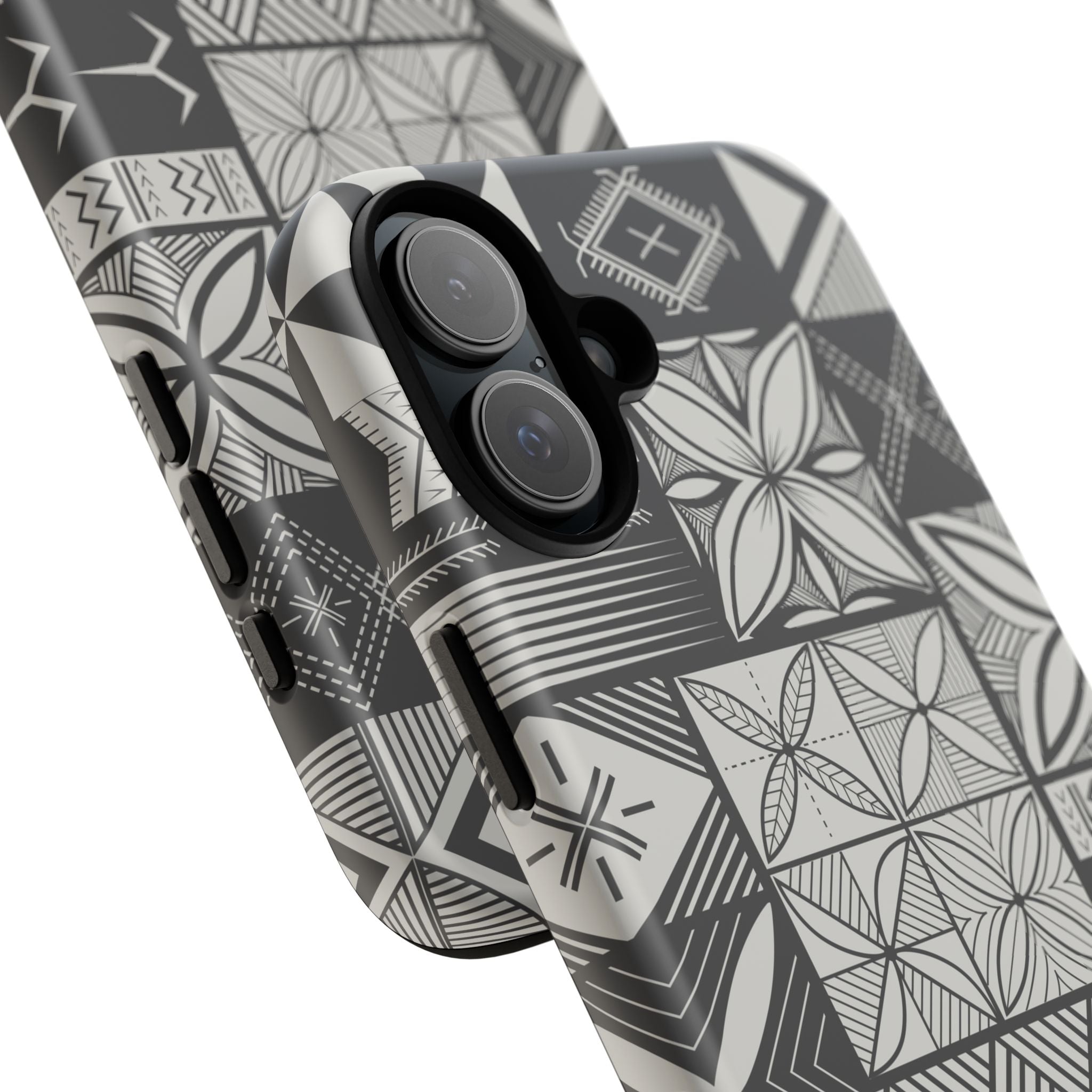 Maluelue (Black & Grey) Phone Case