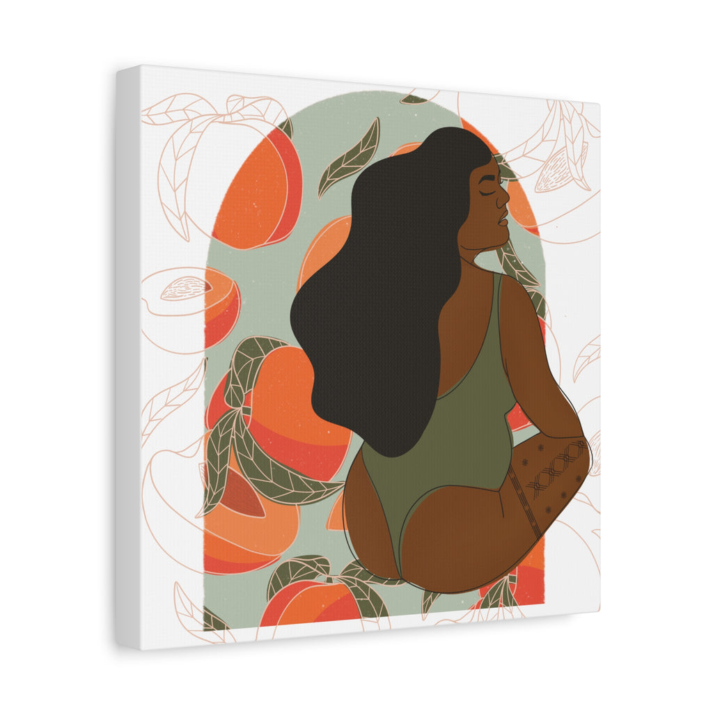 Peach Season Canvas