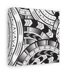 Black and White Tatau Canvas