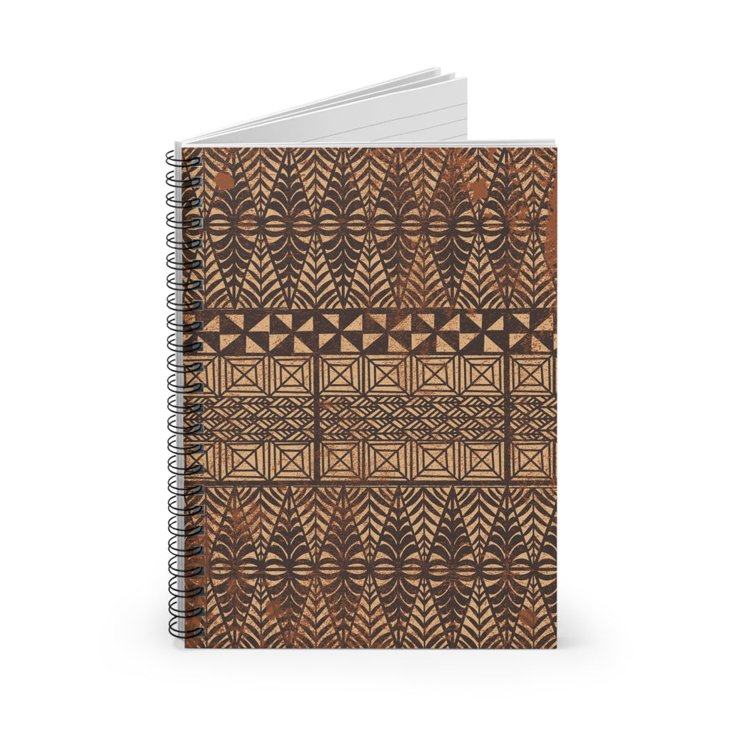 Tongan Ngatu Spiral Notebook